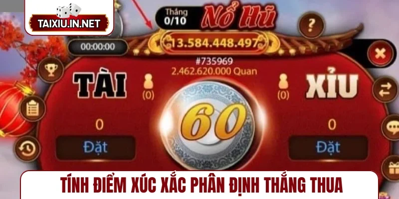 Tính điểm xúc xắc phân định thắng thua